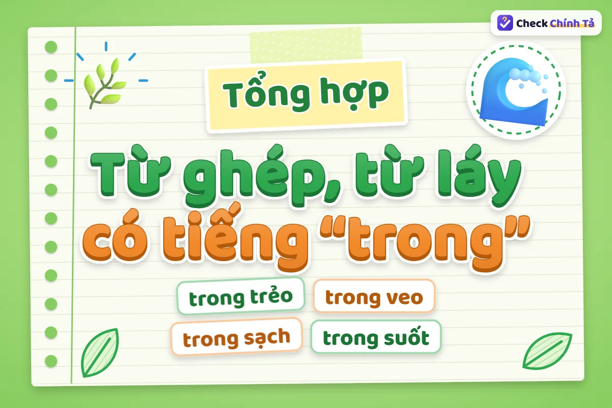 Từ ghép và từ láy có tiếng trong