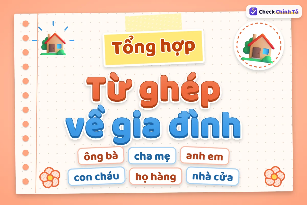 Từ ghép về gia đình