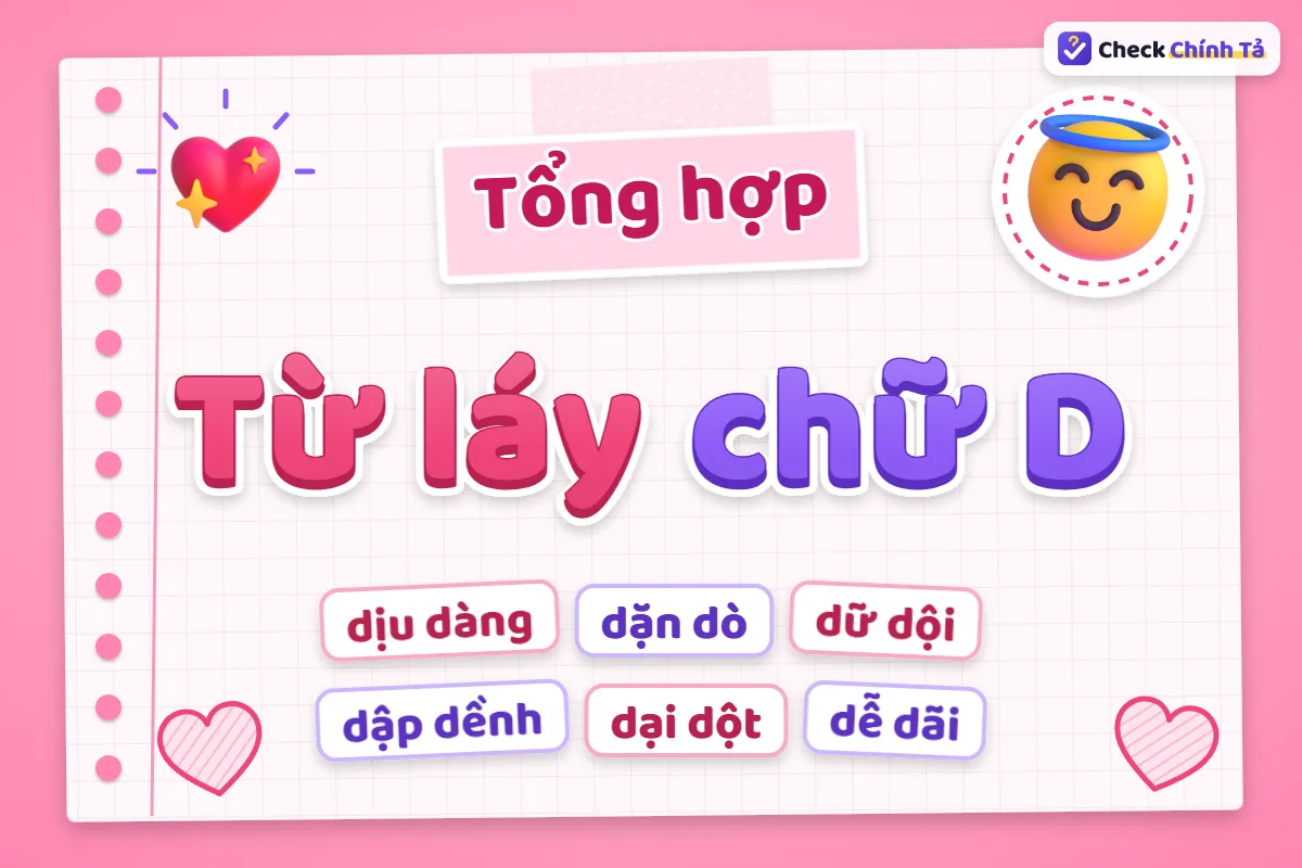 Từ láy bắt đầu bằng chữ D