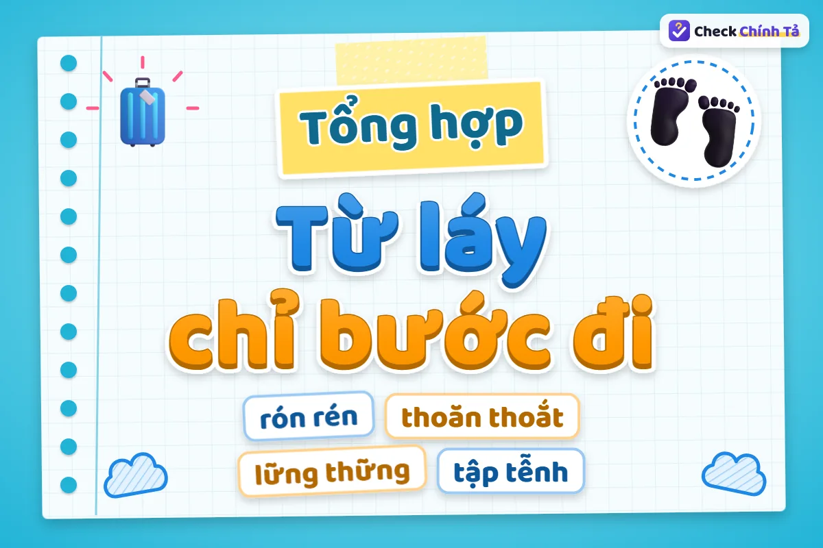 Từ láy chỉ bước đi