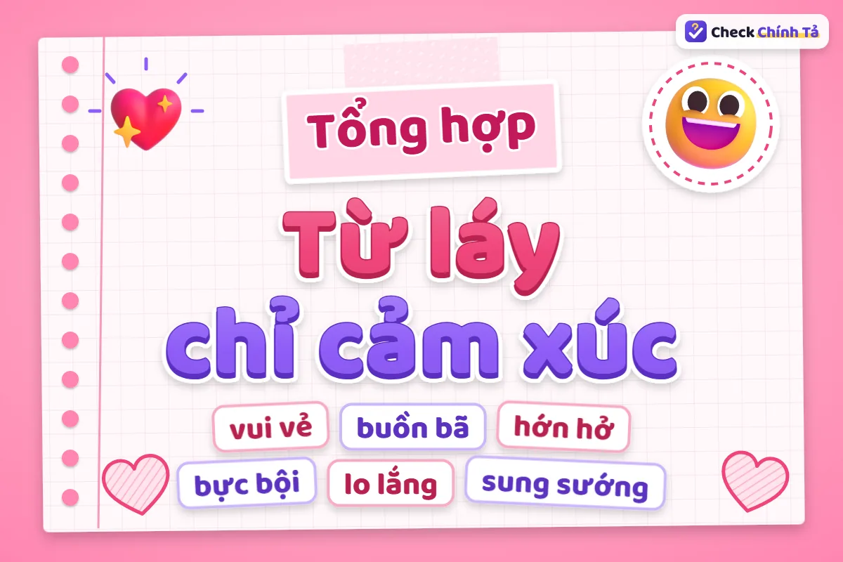 Từ láy chỉ cảm xúc