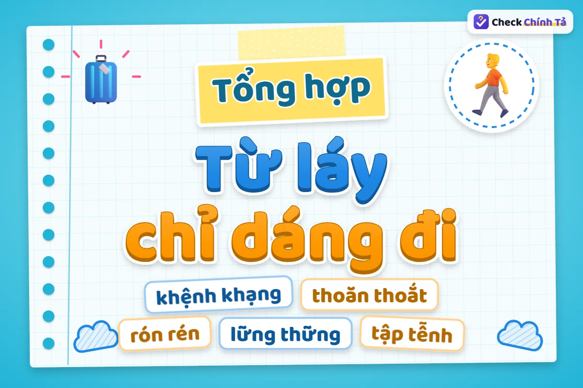 Từ láy chỉ dáng đi