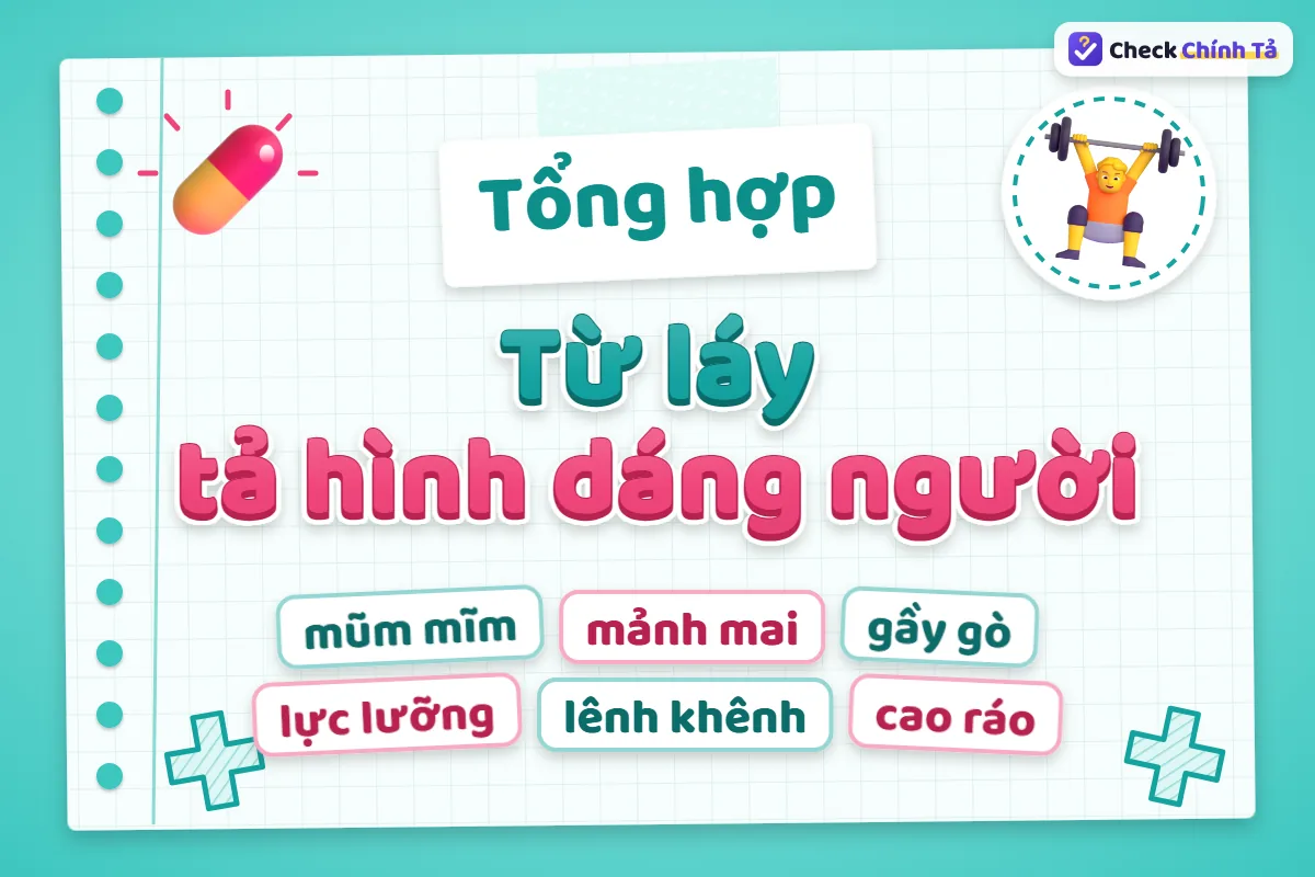 Từ láy chỉ hình dáng con người