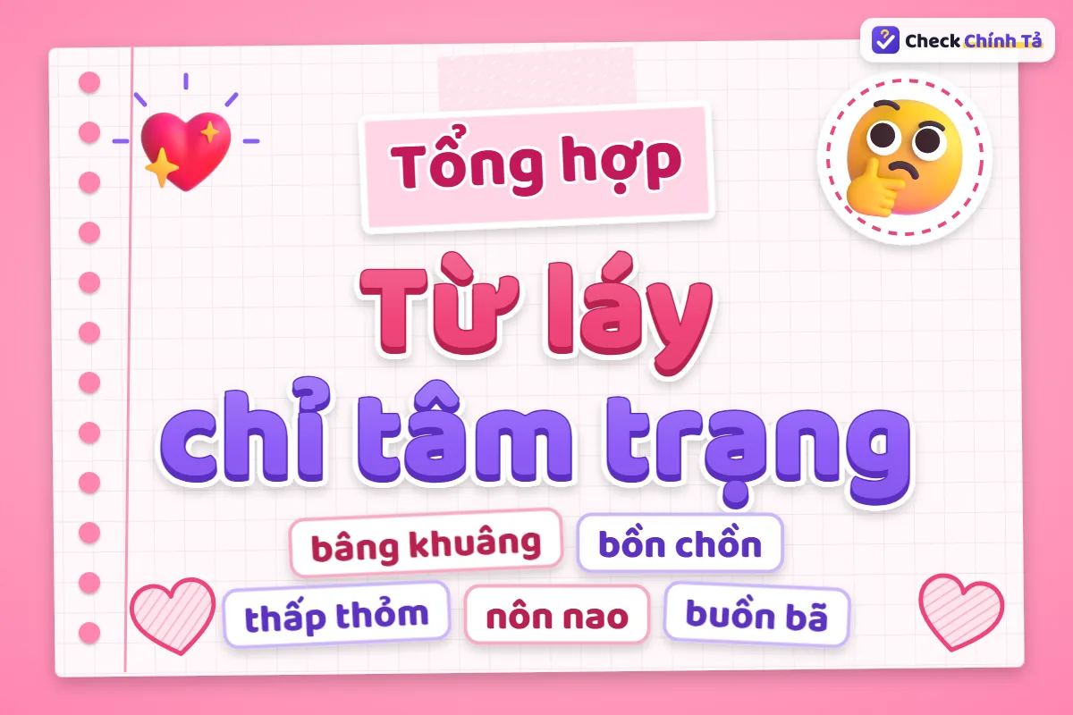 Từ láy chỉ tâm trạng