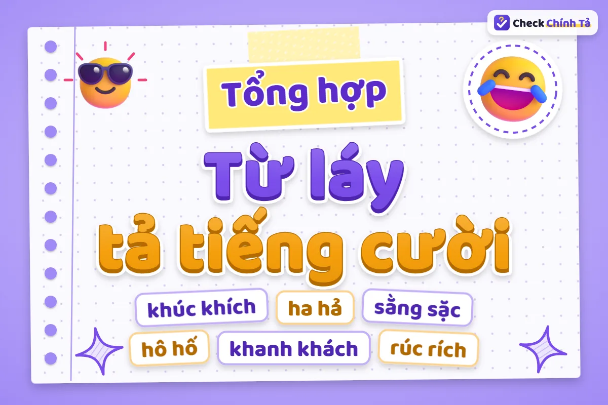 Từ láy chỉ tiếng cười