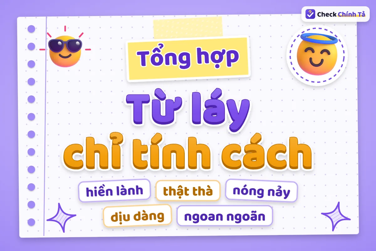 Từ láy chỉ tính cách con người