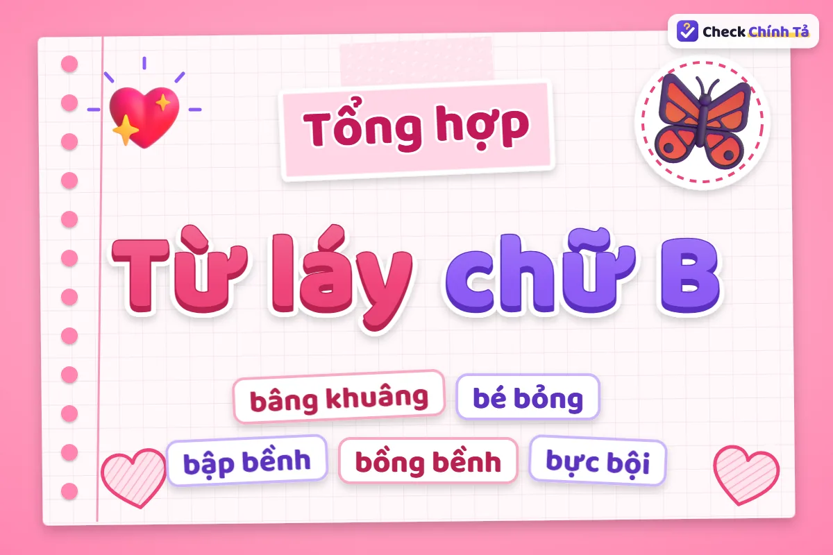 Từ láy chữ B