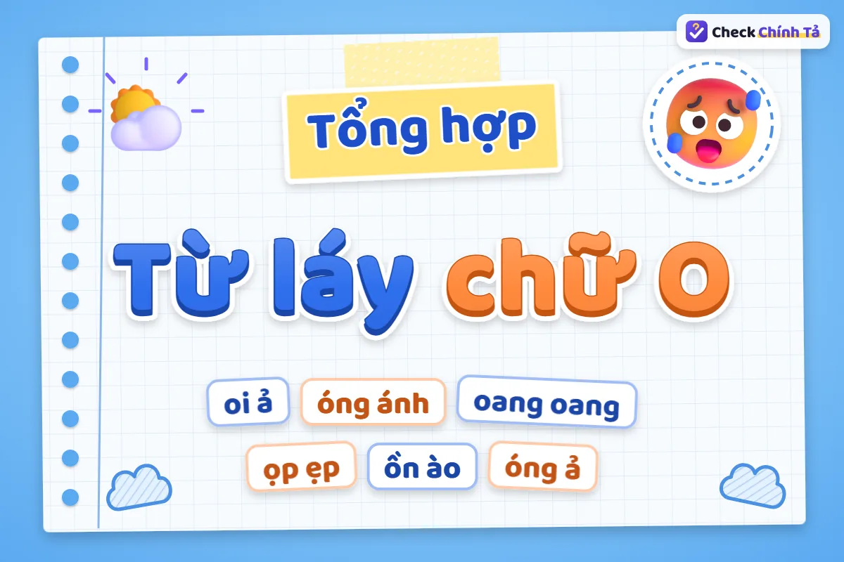 Từ láy chữ O