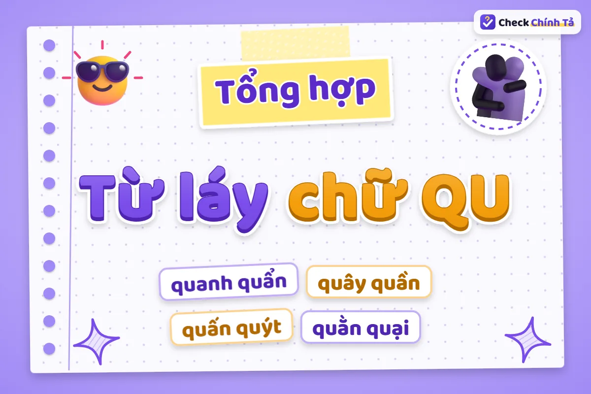 Từ láy chữ QU