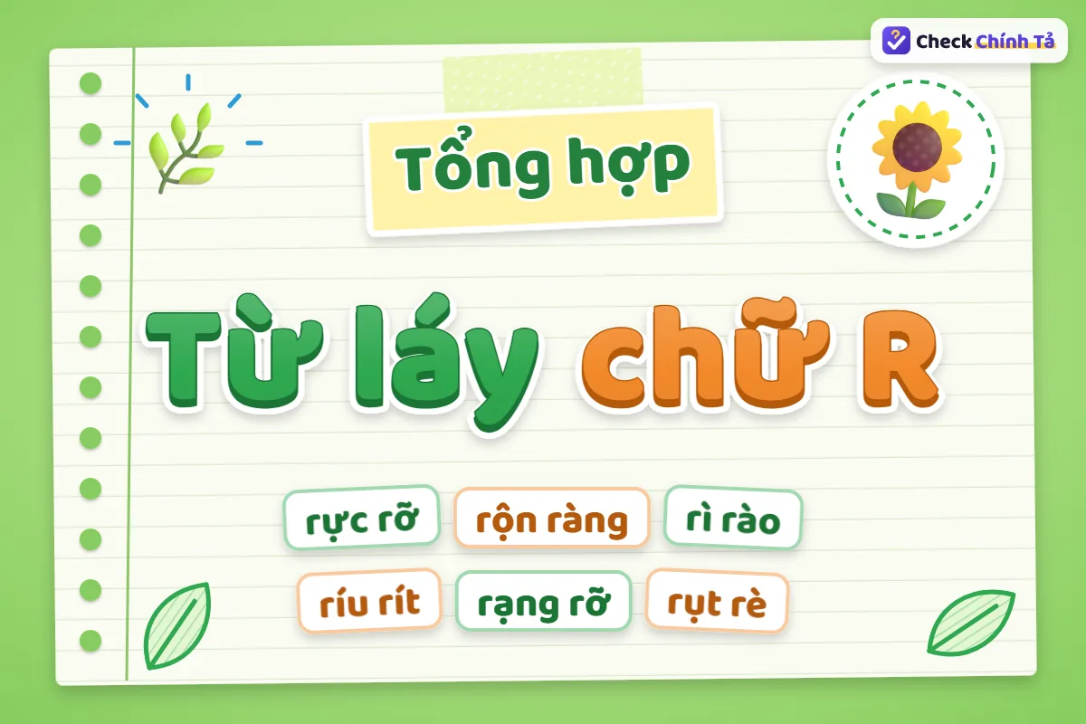 Từ láy chữ R