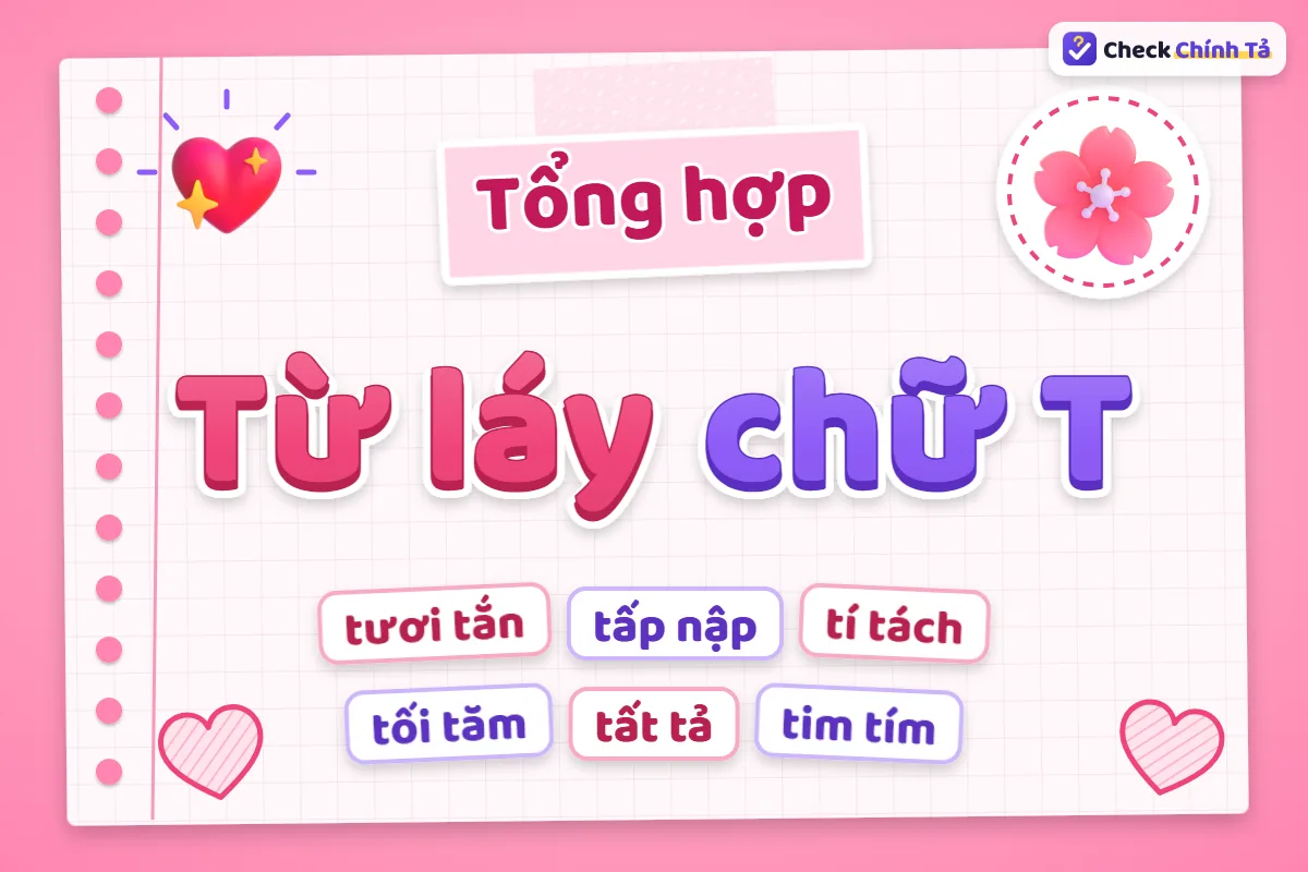 Từ láy chữ T