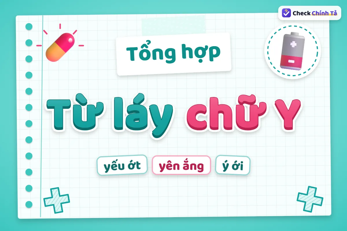 Từ láy chữ Y