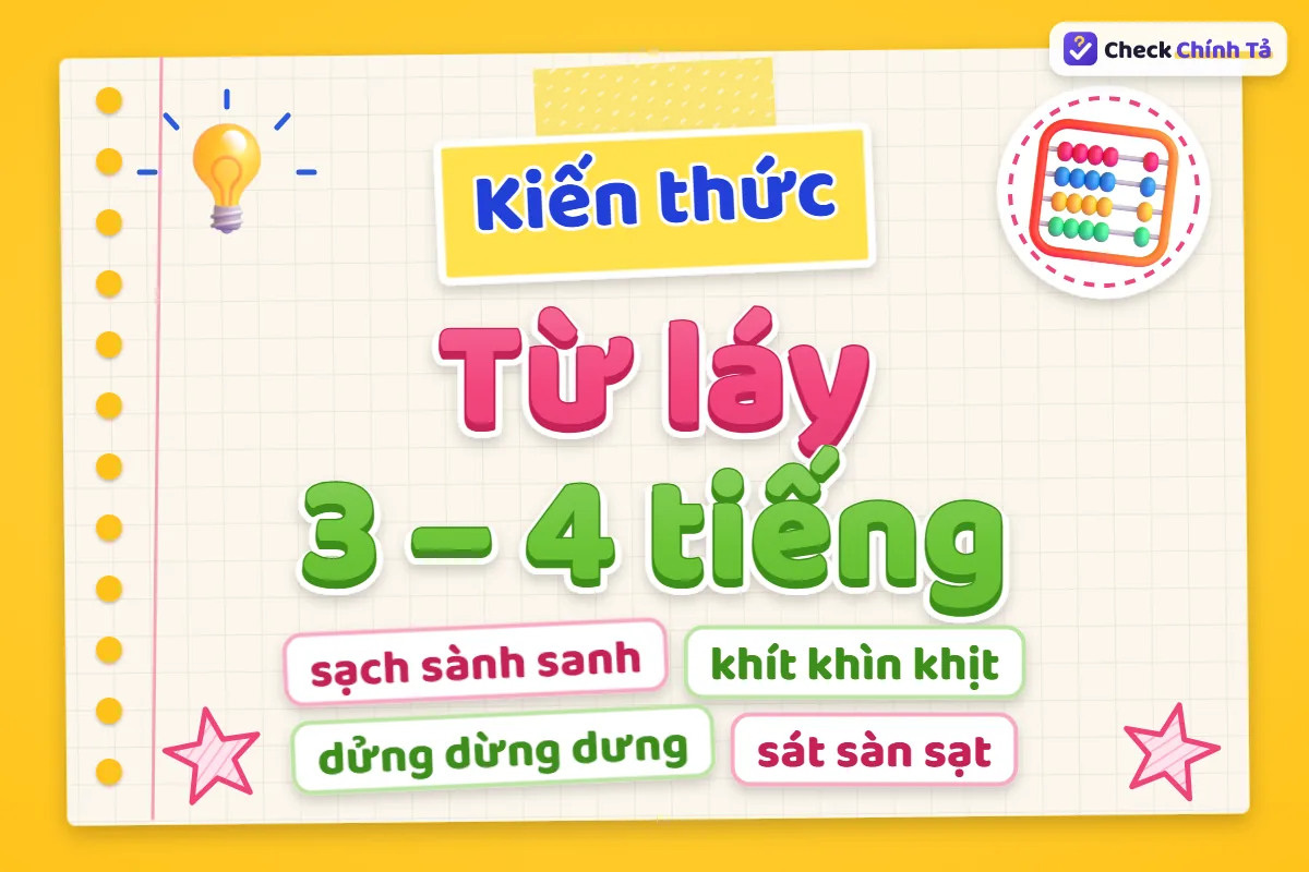Từ láy có 3 tiếng