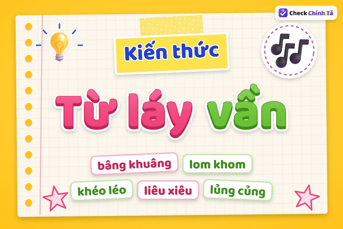Từ láy vần là gì